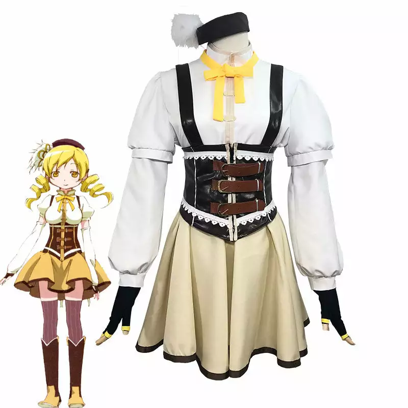 Cosplay Clans Anime Puella Magi Madoka Magica Mami Tomoe Cosplay Costumes 3 Cosplay Clans Anime Puella Magi Madoka Magica Mami Tomoe Cosplay Costumes