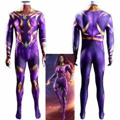 Cosplay Clans New Titan Season 3 Koriand'r Starfire Jumpsuit Cosplay Costumes