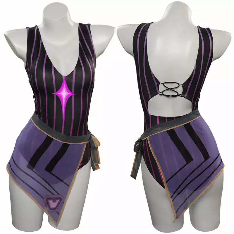 Cosplay Clans Game Valorant Reyna Swimsuit Cosplay Costumes 3 Cosplay Clans Game Valorant Reyna Swimsuit Cosplay Costumes