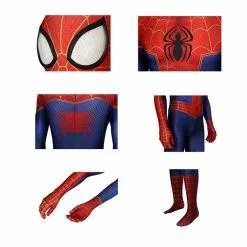 Cosplay Clans Movie Spider-Man: Into The Spider-Vers Peter Parker Spiderman Jumpsuit Elastic Force Cosplay Costume With Headgear -Cosplay Clans Sales 1 eaffc1cd e2b2 4bde 88a8 4cbc4a770943