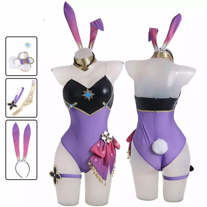 Cosplay Clans Game Genshin Impact Dori Bunny Girl Cosplay Costumes 3 Cosplay Clans Game Genshin Impact Dori Bunny Girl Cosplay Costumes