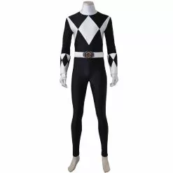 Cosplay Clans Mighty Morphin Power Rangers Zack Taylor Black Ranger Cosplay Costumes