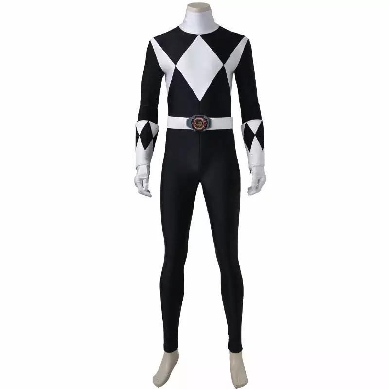 Cosplay Clans Mighty Morphin Power Rangers Zack Taylor Black Ranger Cosplay Costumes 3 Cosplay Clans Mighty Morphin Power Rangers Zack Taylor Black Ranger Cosplay Costumes