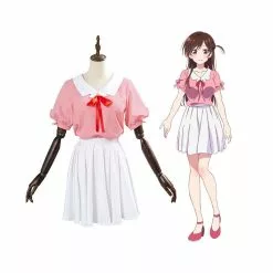 Cosplay Clans Anime Rent-A-Girlfriend Chizuru Ichinose Pink Outfits Cosplay Costume