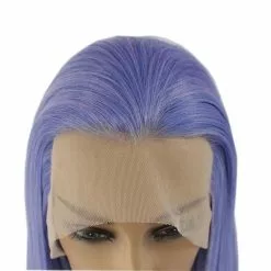 Cosplay Clans 60cm Women Lace Front Wigs Long Straight Dark Blue Cosplay Wigs -Cosplay Clans Sales 211