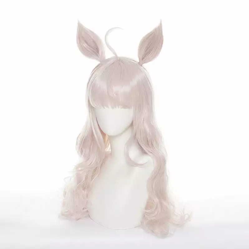 Cosplay Clans Game Uma Musume Pretty Derby Biwa Hayahide Bright Pink Long Cosplay Wigs With Ears 4 Cosplay Clans Game Uma Musume Pretty Derby Biwa Hayahide Bright Pink Long Cosplay Wigs With Ears - Image 2
