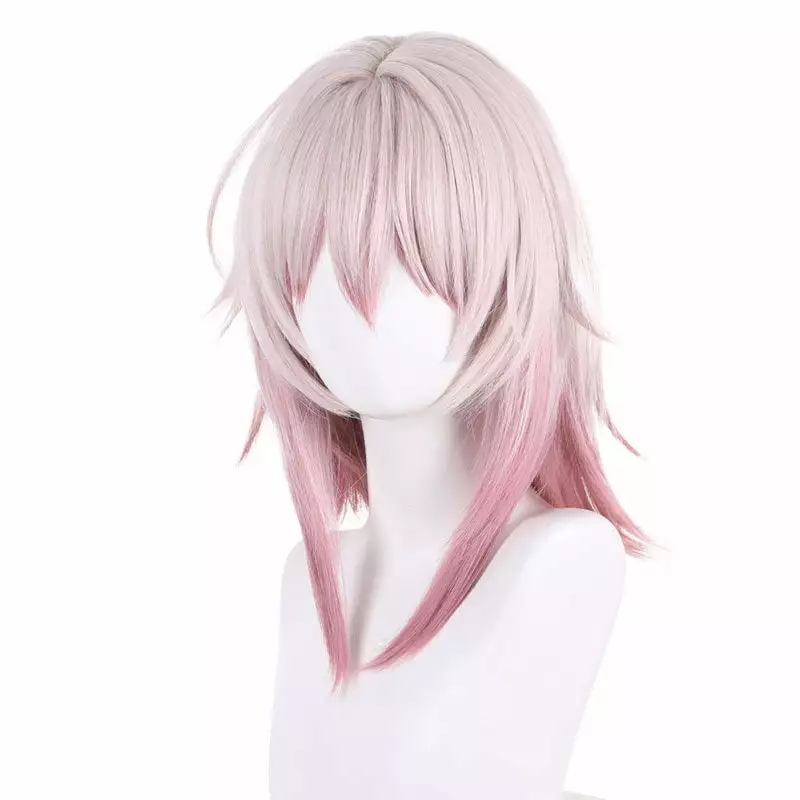 Cosplay Clans Game Honkai: Star Rail March 7th Gradient Cosplay Wigs 4 Cosplay Clans Game Honkai: Star Rail March 7th Gradient Cosplay Wigs - Image 2