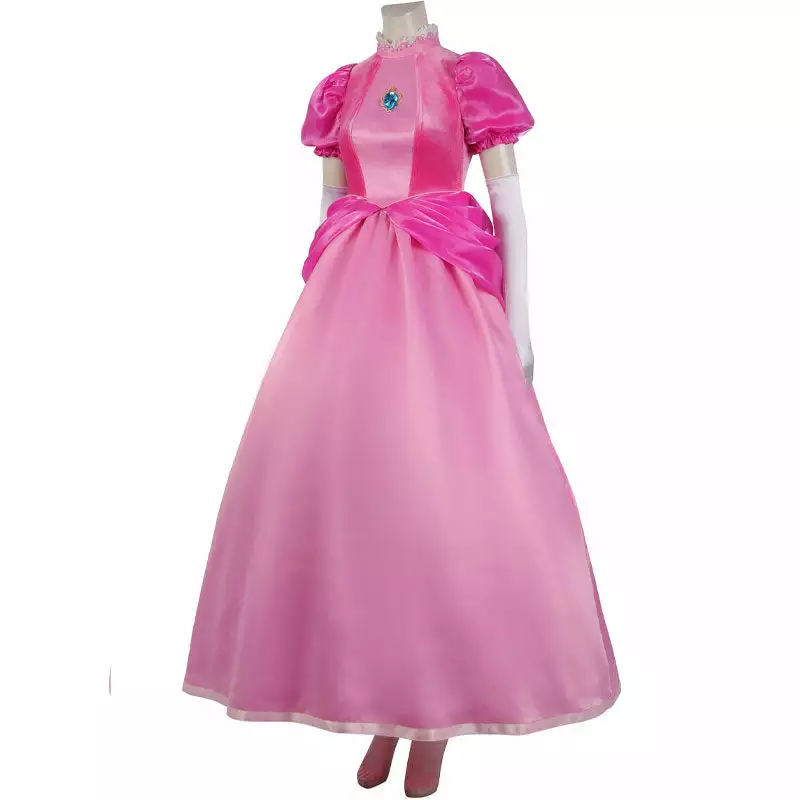 Cosplay Clans The Super Mario Bros. Movie 2023 Princess Peach Cosplay Costumes 4 Cosplay Clans The Super Mario Bros. Movie 2023 Princess Peach Cosplay Costumes - Image 2