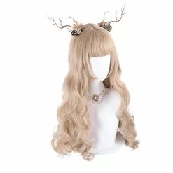 Cosplay Clans Women Fashion Long Golden Wavy Sweet Bangs Lolita Wig -Cosplay Clans Sales 2 27a9923a fc59 46a8 8bf1 c7b5e067ef5f