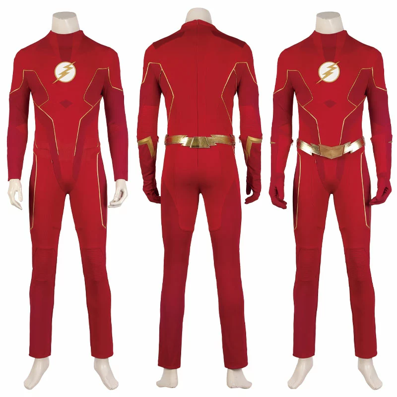 Cosplay Clans The Flash Season 8 Barry Allen Jumpsuit Cosplay Costumes 4 Cosplay Clans The Flash Season 8 Barry Allen Jumpsuit Cosplay Costumes - Image 2
