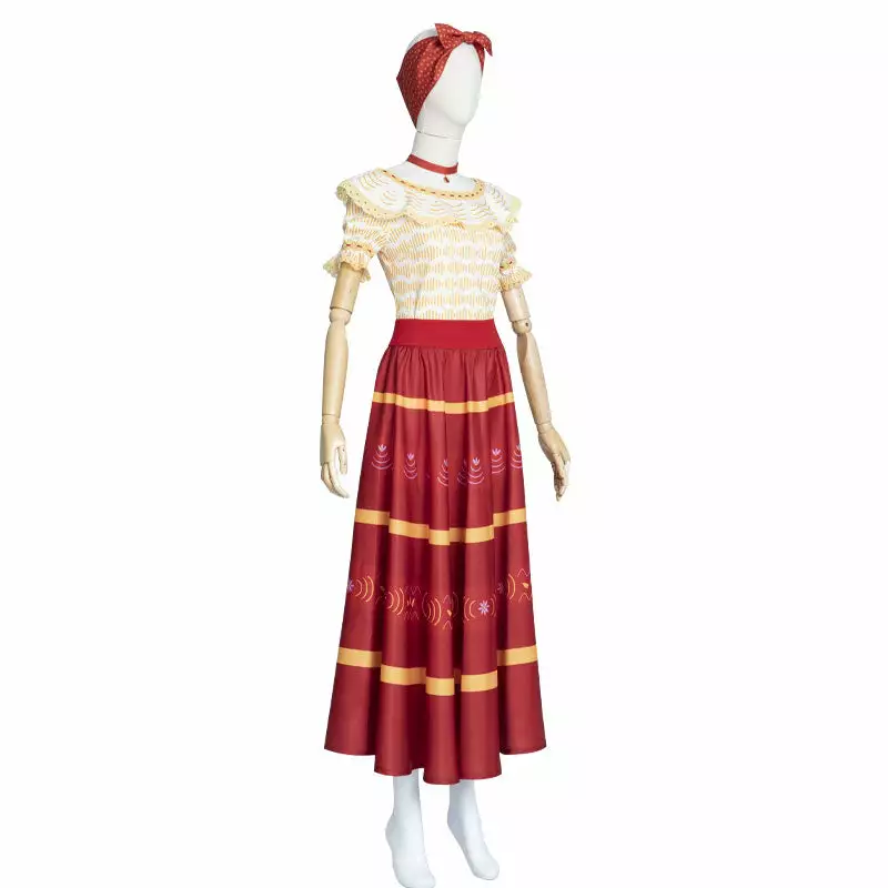 Cosplay Clans Encanto Dolores Madrigal Fullset Cosplay Costumes 4 Cosplay Clans Encanto Dolores Madrigal Fullset Cosplay Costumes - Image 2