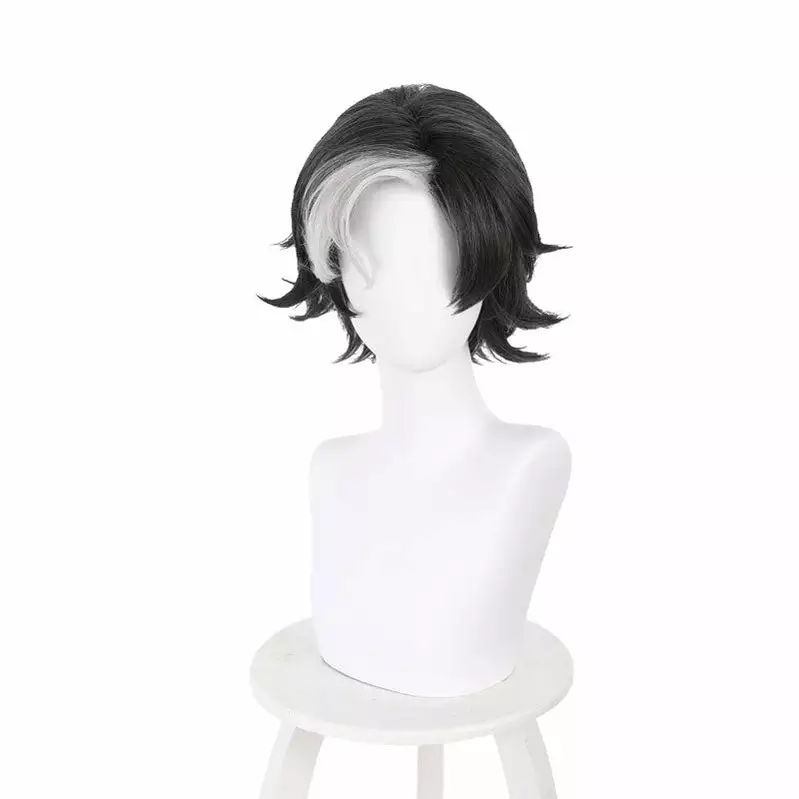 Cosplay Clans Game Identity V Ruth & Inference D.M The Man Of Desires Black White Cosplay Wigs 4 Cosplay Clans Game Identity V Ruth & Inference D.M The Man Of Desires Black White Cosplay Wigs - Image 2