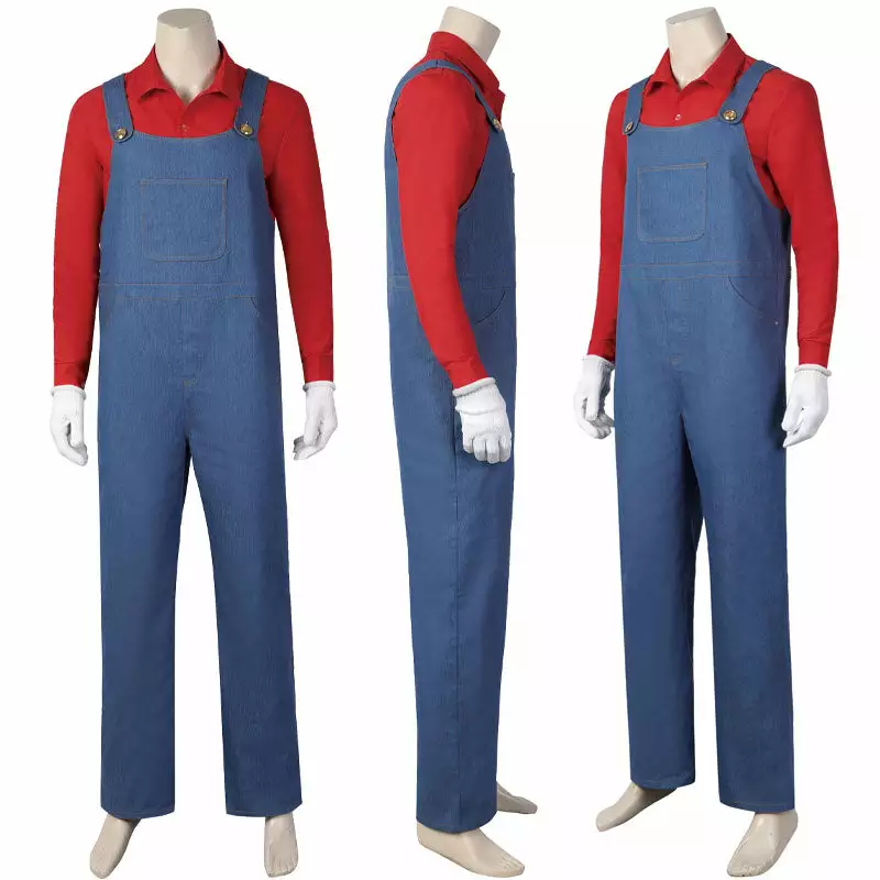 Cosplay Clans The Super Mario Bros. Movie 2023 Mario-style Mario Cosplay Costumes 4 Cosplay Clans The Super Mario Bros. Movie 2023 Mario-style Mario Cosplay Costumes - Image 2