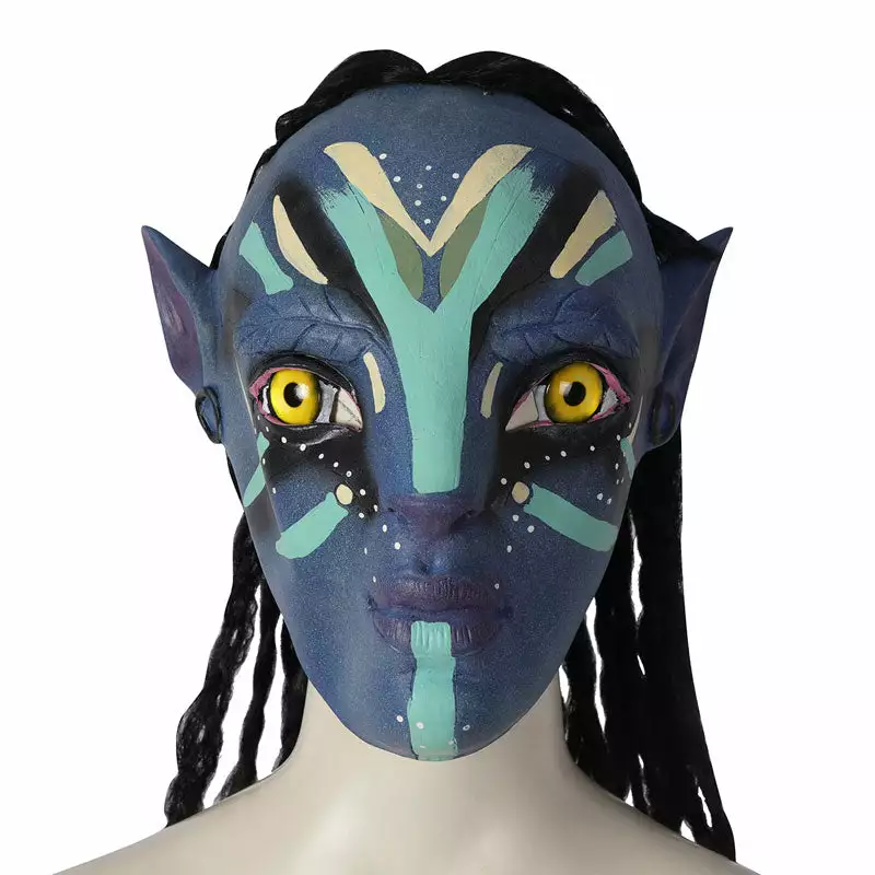 Cosplay Clans Avatar 2 The Way Of Water Neytiri Mask Cosplay Props 4 Cosplay Clans Avatar 2 The Way Of Water Neytiri Mask Cosplay Props - Image 2