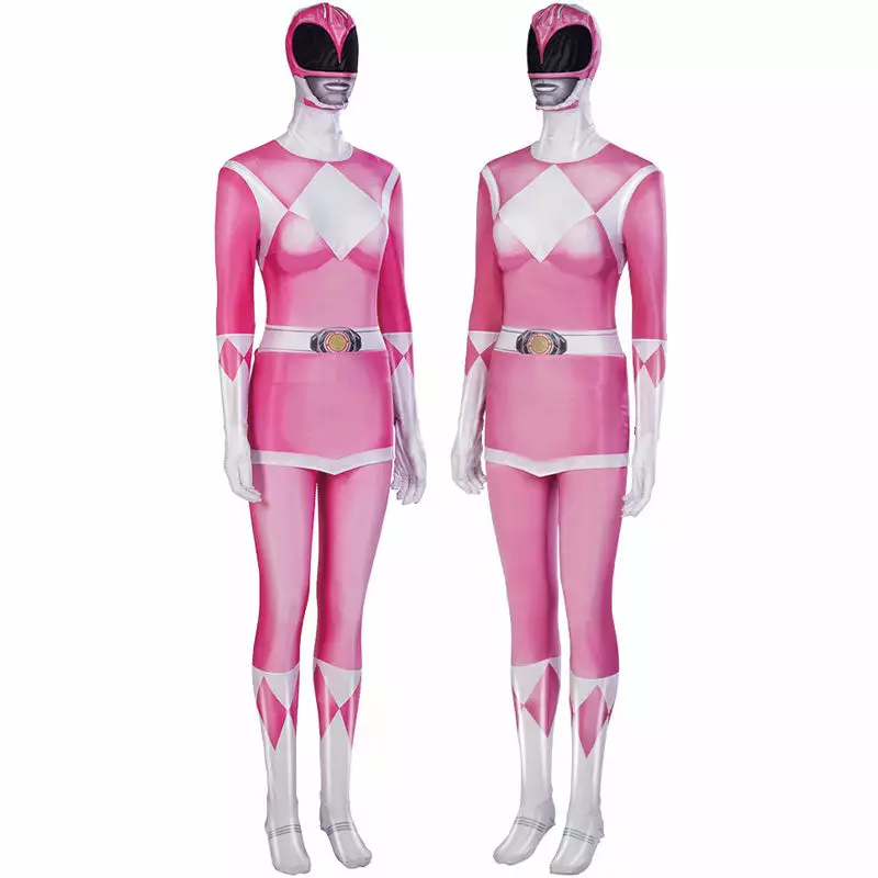 Cosplay Clans Mighty Morphin Power Rangers Ptera Ranger Pink Ranger Cosplay Costumes 3 Cosplay Clans Mighty Morphin Power Rangers Ptera Ranger Pink Ranger Cosplay Costumes