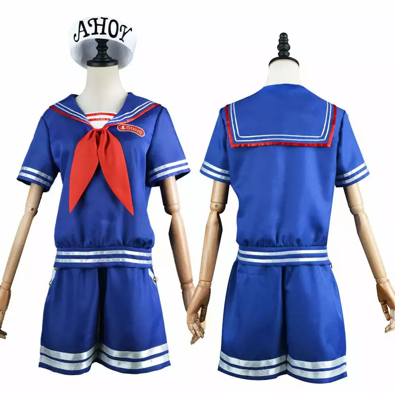 Cosplay Clans Stranger Things Season 3 Scoops Ahoy Robin Ahoy Steve Harrington Cosplay Costumes 5 Cosplay Clans Stranger Things Season 3 Scoops Ahoy Robin Ahoy Steve Harrington Cosplay Costumes - Image 3