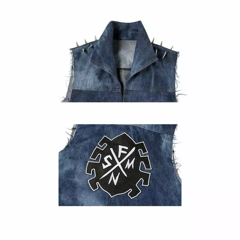 Cosplay Clans Spider-Man PS4 Peter Parker Spiderman Punk Rock Elastic Force Jumpsuit Cosplay Costume With Headgear And Vest Jacket 7 Cosplay Clans Spider-Man PS4 Peter Parker Spiderman Punk Rock Elastic Force Jumpsuit Cosplay Costume With Headgear And Vest Jacket - Image 5