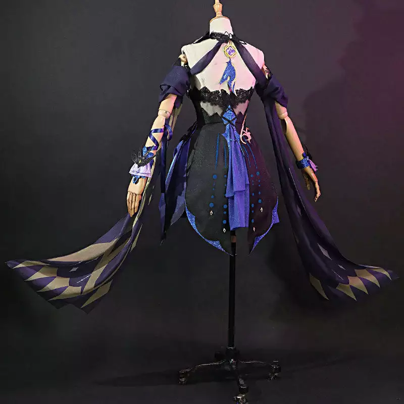 Cosplay Clans Game Genshin Impact Keqing Opulent Splendor Cosplay Costumes 5 Cosplay Clans Game Genshin Impact Keqing Opulent Splendor Cosplay Costumes - Image 3