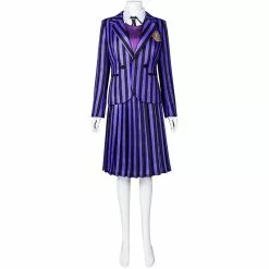 Cosplay Clans The Addams Family Wednesday Addams Purple Uniform Cosplay Costume -Cosplay Clans Sales 2 a99db781 9d51 4663 81c4 4926f23a8531