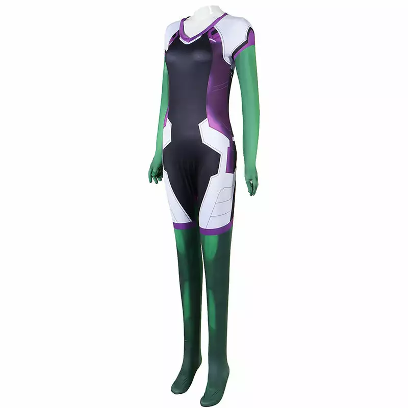 Cosplay Clans She-Hulk Jennifer Walters Jumpsuit Cosplay Costumes 4 Cosplay Clans She-Hulk Jennifer Walters Jumpsuit Cosplay Costumes - Image 2