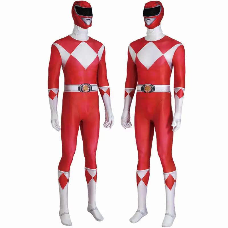 Cosplay Clans Mighty Morphin Power Rangers Tyranno Ranger Yamato Tribe Prince Geki Red Ranger Cosplay Costumes 4 Cosplay Clans Mighty Morphin Power Rangers Tyranno Ranger Yamato Tribe Prince Geki Red Ranger Cosplay Costumes - Image 2
