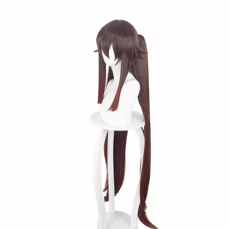 Cosplay Clans Game Genshin Impact Hu Tao Dark Brown Long Cosplay Wig 4 Cosplay Clans Game Genshin Impact Hu Tao Dark Brown Long Cosplay Wig - Image 2