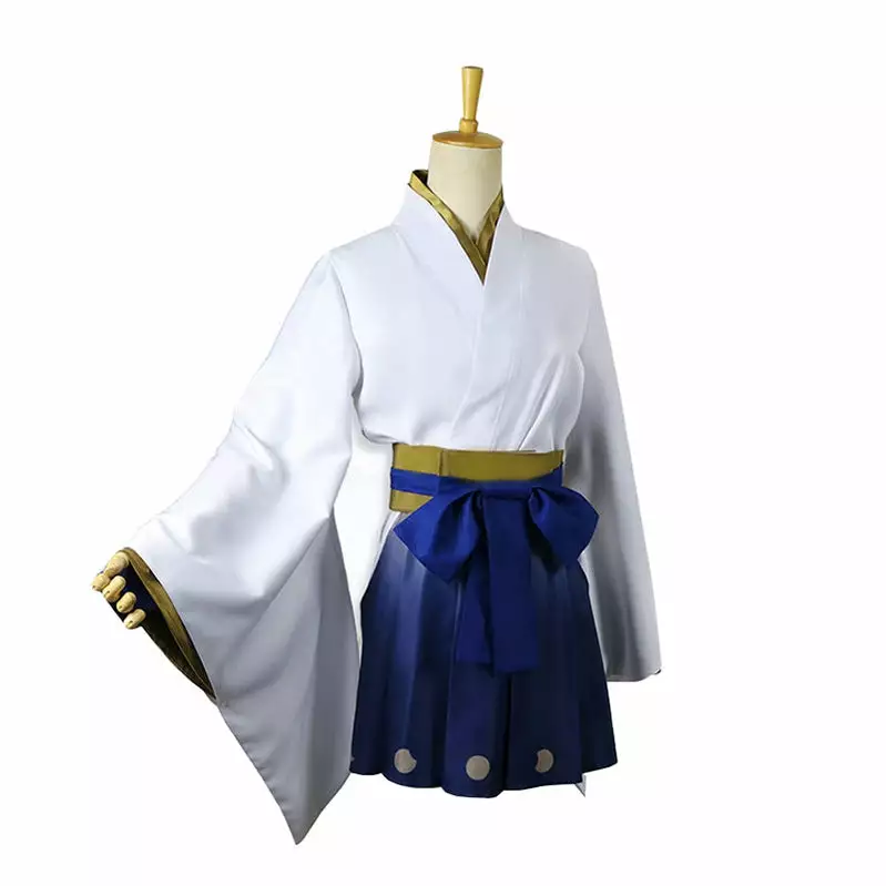 Cosplay Clans Vocaloid Hatsune Miku Snow Witch Kimono Cosplay Costume 5 Cosplay Clans Vocaloid Hatsune Miku Snow Witch Kimono Cosplay Costume - Image 3