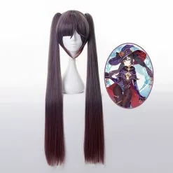 Cosplay Clans Game Genshin Impact Mona Megistus Long Double Ponytail Dark Brown Cosplay Wigs -Cosplay Clans Sales 2 dbd48c4d 8438 406c 850c 75a1ffd0af28