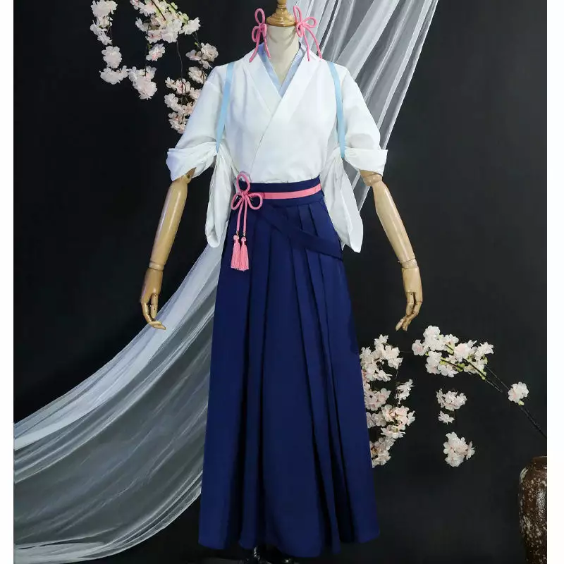 Cosplay Clans Game Genshin Impact Kamisato Ayaka Tsubaki In Thawing Snow Kimono Cosplay Costumes 4 Cosplay Clans Game Genshin Impact Kamisato Ayaka Tsubaki In Thawing Snow Kimono Cosplay Costumes - Image 2
