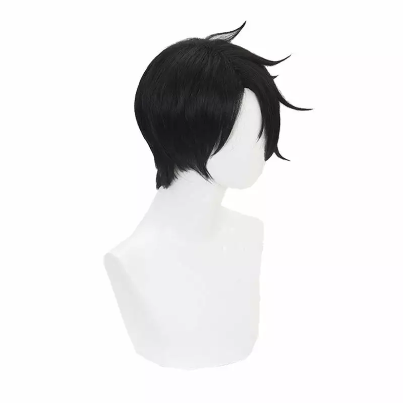 Cosplay Clans Anime The Promised Neverland Ray Short Black Cosplay Wigs 5 Cosplay Clans Anime The Promised Neverland Ray Short Black Cosplay Wigs - Image 3
