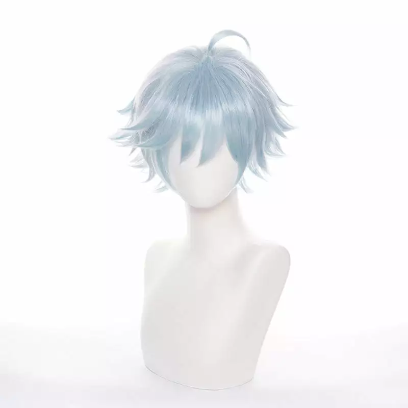 Cosplay Clans Game Genshin Impact Chongyun Light Cyan Halloween Cosplay Wigs 4 Cosplay Clans Game Genshin Impact Chongyun Light Cyan Halloween Cosplay Wigs - Image 2