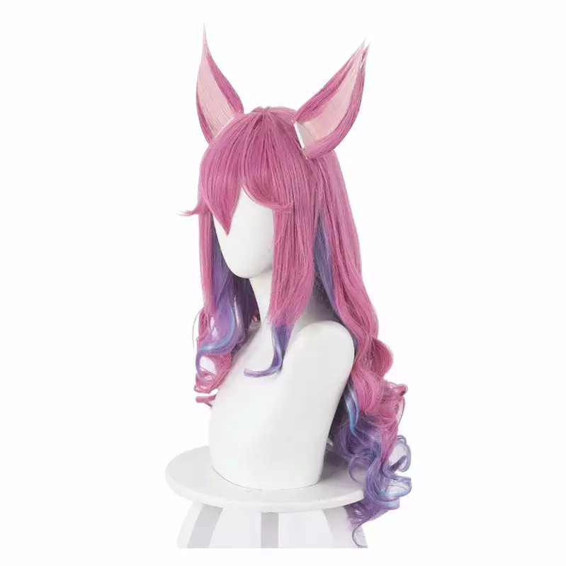 Cosplay Clans Game LOL Spirit Blossom Ahri Pink Long Wavy Cosplay Wigs 6 Cosplay Clans Game LOL Spirit Blossom Ahri Pink Long Wavy Cosplay Wigs - Image 4