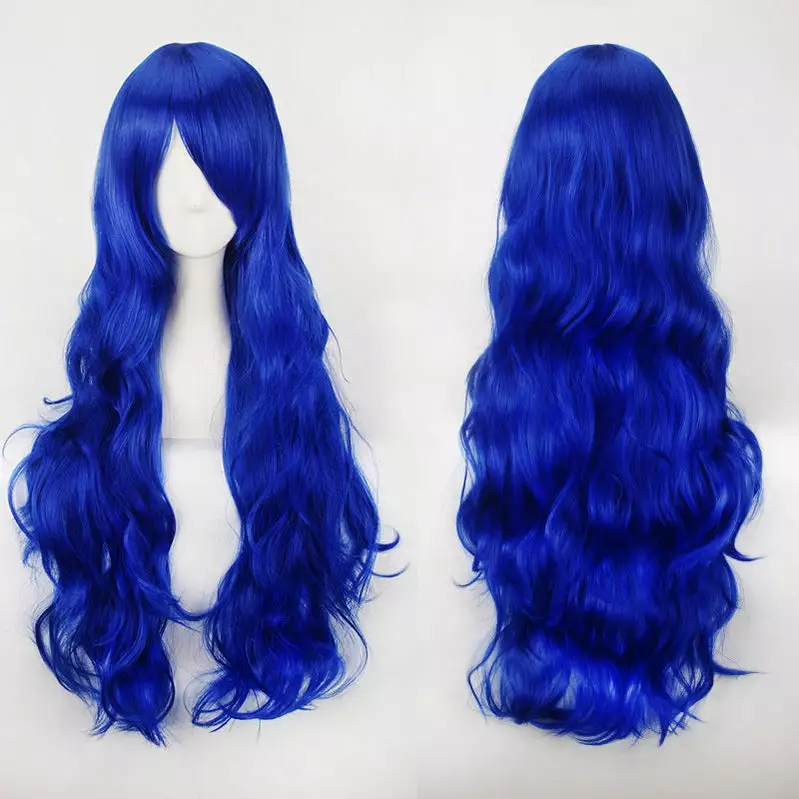 Cosplay Clans Women Wavy Sweet 80cm Long Purple And Blue Lolita Fashion Wigs With Bangs 7 Cosplay Clans Women Wavy Sweet 80cm Long Purple And Blue Lolita Fashion Wigs With Bangs - Image 5