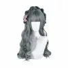 Cosplay Clans Women Fashion Long Gray Wavy Sweet Bangs Lolita Wig