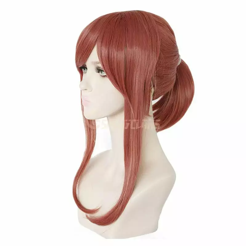 Cosplay Clans DDLC Monika Super Long Deep Pink Straight Synthetic Cosplay Wigs With Ponytail 5 Cosplay Clans DDLC Monika Super Long Deep Pink Straight Synthetic Cosplay Wigs With Ponytail - Image 3