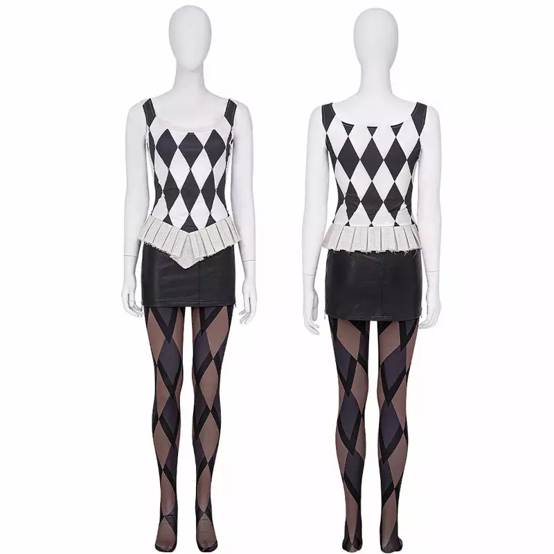 Cosplay Clans Movie Joker: Folie A Deux Harley Quinn Cosplay Costumes 5 Cosplay Clans Movie Joker: Folie A Deux Harley Quinn Cosplay Costumes - Image 3
