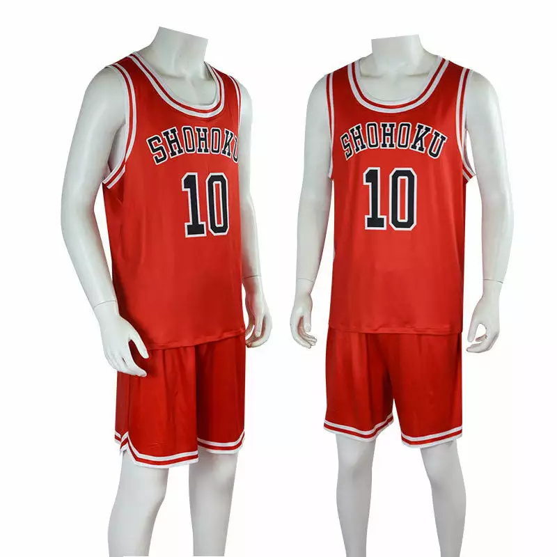 Cosplay Clans Anime Slam Dunk Hanamichi Sakuragi Basketball Uniform Cosplay Costumes 5 Cosplay Clans Anime Slam Dunk Hanamichi Sakuragi Basketball Uniform Cosplay Costumes - Image 3