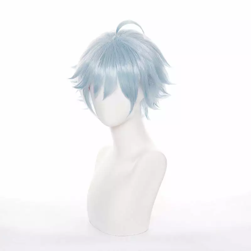 Cosplay Clans Game Genshin Impact Chongyun Light Cyan Halloween Cosplay Wigs 5 Cosplay Clans Game Genshin Impact Chongyun Light Cyan Halloween Cosplay Wigs - Image 3