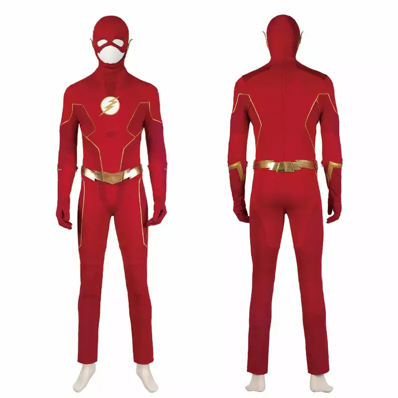 Cosplay Clans The Flash Season 8 Barry Allen Jumpsuit Cosplay Costumes 5 Cosplay Clans The Flash Season 8 Barry Allen Jumpsuit Cosplay Costumes - Image 3