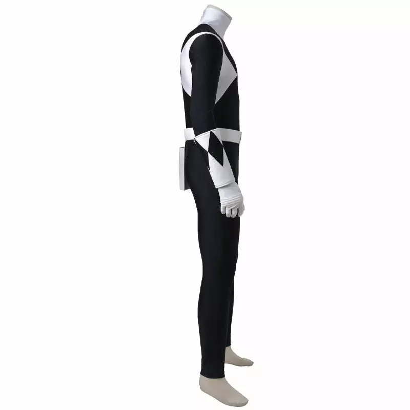 Cosplay Clans Mighty Morphin Power Rangers Zack Taylor Black Ranger Cosplay Costumes 5 Cosplay Clans Mighty Morphin Power Rangers Zack Taylor Black Ranger Cosplay Costumes - Image 3