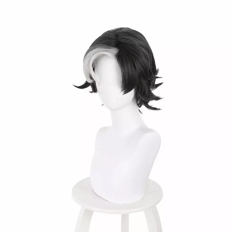 Cosplay Clans Game Identity V Ruth & Inference D.M The Man Of Desires Black White Cosplay Wigs 5 Cosplay Clans Game Identity V Ruth & Inference D.M The Man Of Desires Black White Cosplay Wigs - Image 3