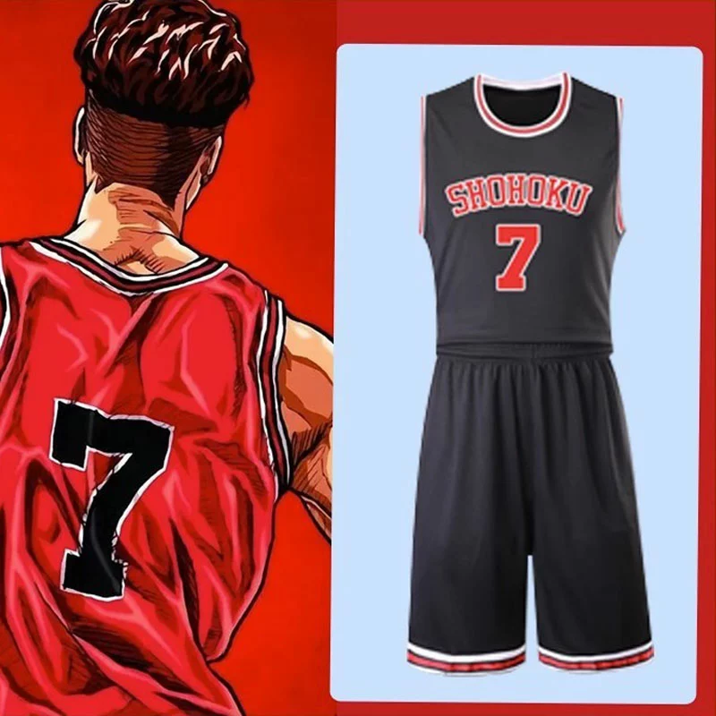 Cosplay Clans Anime Slam Dunk Kaede Rukawa Basketball Uniform Cosplay Costumes 5 Cosplay Clans Anime Slam Dunk Kaede Rukawa Basketball Uniform Cosplay Costumes - Image 3