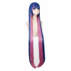 Cosplay Clans Panty & Stocking With Garterbelt Stocking Blue Mixed Red 120cm Long Straight Cosplay Wigs -Cosplay Clans Sales 3 f64b7335 4526 440f 9046 2fc67819b050