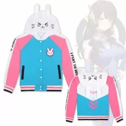 Cosplay Clans Game OW Overwatch D.Va Hana Song Hoodie Jacket Cosplay Costumes -Cosplay Clans Sales 4101189357 606485354