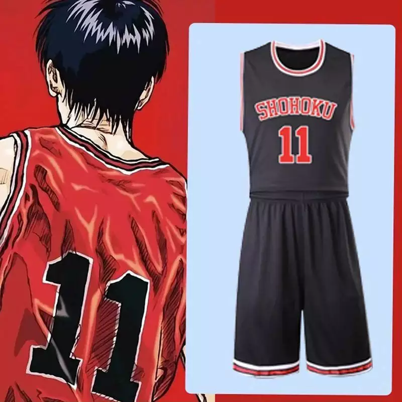 Cosplay Clans Anime Slam Dunk Kaede Rukawa Basketball Uniform Cosplay Costumes 7 Cosplay Clans Anime Slam Dunk Kaede Rukawa Basketball Uniform Cosplay Costumes - Image 5