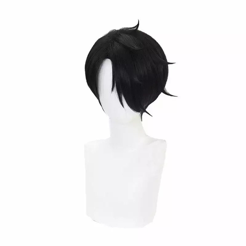 Cosplay Clans Anime The Promised Neverland Ray Short Black Cosplay Wigs 7 Cosplay Clans Anime The Promised Neverland Ray Short Black Cosplay Wigs - Image 5