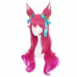Cosplay Clans Game LOL Spirit Blossom Skin Ahri 80cm Long Red Gradient Purple Wavy Cosplay Wigs With Headwear 11 Cosplay Clans Game LOL Spirit Blossom Skin Ahri 80cm Long Red Gradient Purple Wavy Cosplay Wigs With Headwear -Cosplay Clans Sales 4 24e79a64 4536 4deb 8326 daec84c9e881