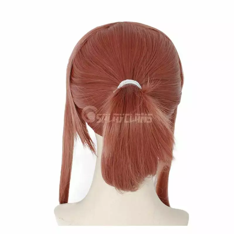 Cosplay Clans DDLC Monika Super Long Deep Pink Straight Synthetic Cosplay Wigs With Ponytail 6 Cosplay Clans DDLC Monika Super Long Deep Pink Straight Synthetic Cosplay Wigs With Ponytail - Image 4