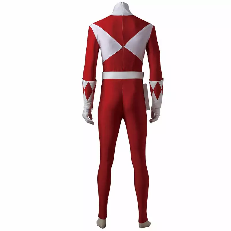 Cosplay Clans Mighty Morphin Power Rangers Jason Lee Scott Red Ranger Cosplay Costumes 6 Cosplay Clans Mighty Morphin Power Rangers Jason Lee Scott Red Ranger Cosplay Costumes - Image 4