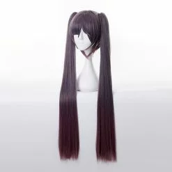 Cosplay Clans Game Genshin Impact Mona Megistus Long Double Ponytail Dark Brown Cosplay Wigs -Cosplay Clans Sales 4 67c0a2fb 746f 440e 8ccf 882274bf0076
